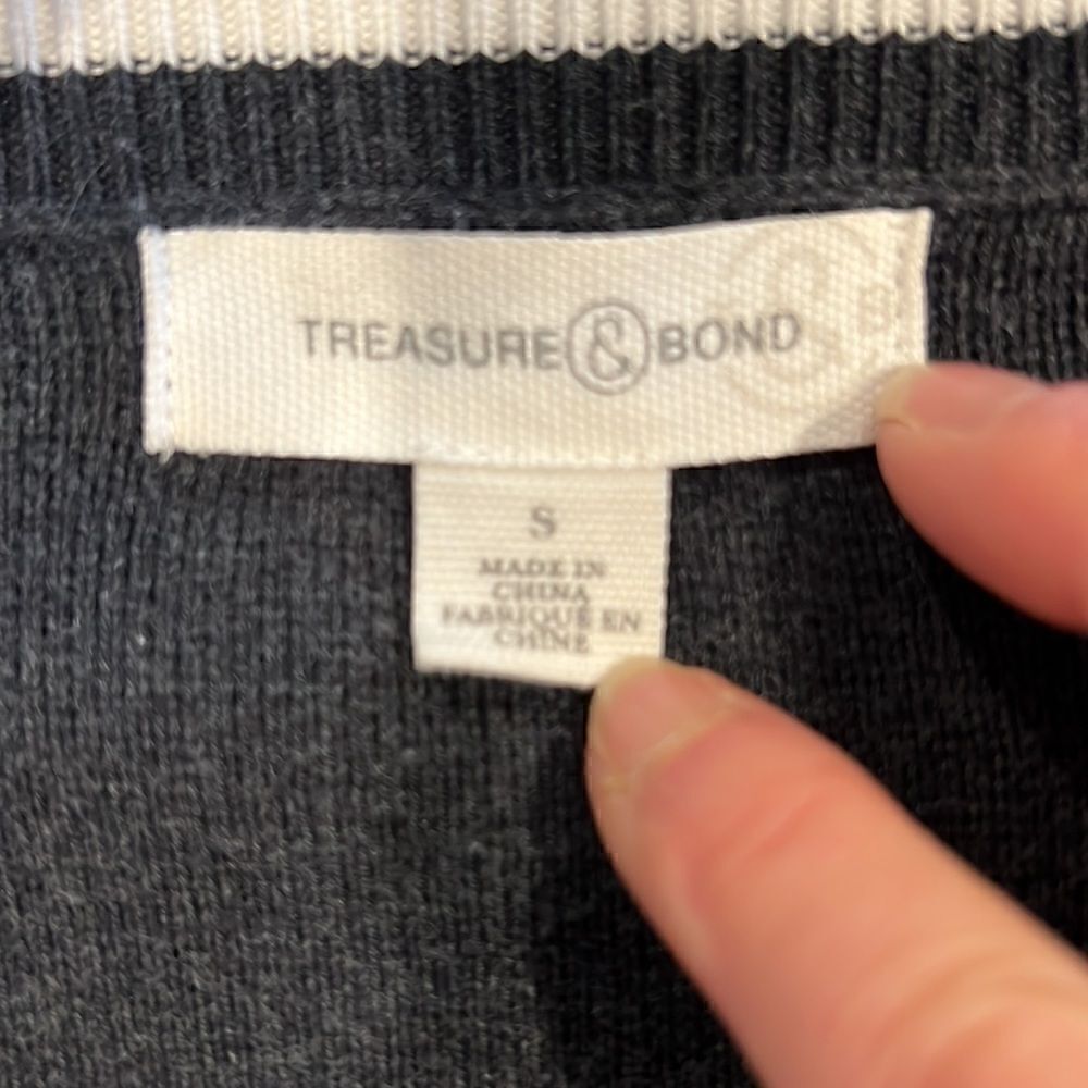 Treasure & Bond Knit Zip Up Jacket - Picture 7 of 8